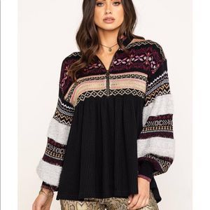 NWT Free People Swift Tunic Sweater Top